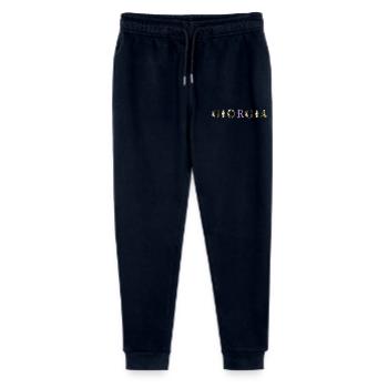 GIORGIA name decorated with flowers - Stanley/Stella Mini Mover Teen Organic Jogging Trousers  - navy - Front