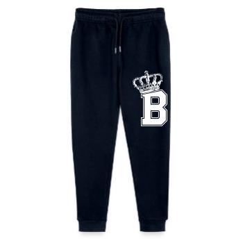 Lettre B King - Pantalon de jogging bio Mini Mover Stanley/Stella Ado  - marine - Devant