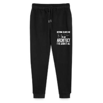 Nothing shocks me: I'm an architect - Stanley/Stella Mini Mover Teen Organic Jogging Trousers  - black - Front