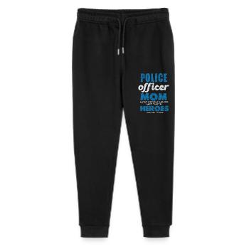 Policewoman Mom Heroes Pride Honor Courage - Stanley/Stella Mini Mover Teen Organic Jogging Trousers  - black - Front