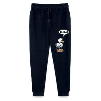 Seagull speech bubble Delulu - Stanley/Stella Mini Mover Teen Organic Jogging Trousers  - navy - Front