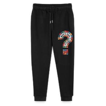 Quelle est votre histoire ? - Pantalon de jogging bio Mini Mover Stanley/Stella Ado  - noir - Devant