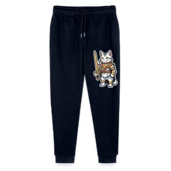 Cat Knight Comic - Stanley/Stella Mini Mover Teen Organic Jogging Trousers  - navy - Front