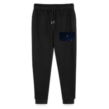 Der Mond und das Flugzeug - Stanley/Stella Teenager Bio Jogginghose Mini Mover  - Schwarz - Vorne