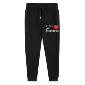 My heart for German Autobahn - Stanley/Stella Mini Mover Teen Organic Jogging Trousers  - black - Front