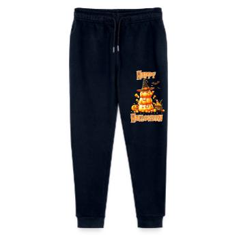 Halloween – Happy Halloween Candy Pyramid - Stanley/Stella Mini Mover Teen Organic Jogging Trousers  - navy - Front