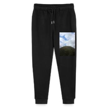 Mountain Mountains Mountain Landscape Poster - Stanley/Stella Mini Mover Teen Organic Jogging Trousers  - black - Front