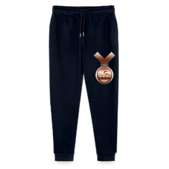 Médaille de bronze pour la natation - Pantalon de jogging bio Mini Mover Stanley/Stella Ado  - marine - Devant