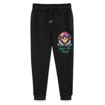 Monkey Ski Goggles - Stanley/Stella Mini Mover Teen Organic Jogging Trousers  - black - Front