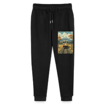 Image de train rétro - Pantalon de jogging bio Mini Mover Stanley/Stella Ado  - noir - Devant