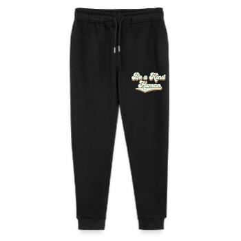 Be a kind human - Stanley/Stella Teenager Bio Jogginghose Mini Mover  - Schwarz - Vorne