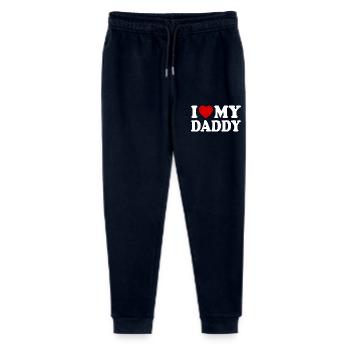 I love my daddy - Stanley/Stella Mini Mover Teen Organic Jogging Trousers  - navy - Front