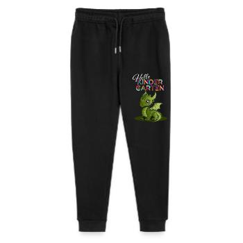 Hello Kindergarten - Stanley/Stella Mini Mover Teen Organic Jogging Trousers  - black - Front