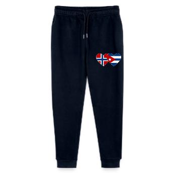 Norvège Drapeau de Cuba Cœur - Pantalon de jogging bio Mini Mover Stanley/Stella Ado  - marine - Devant