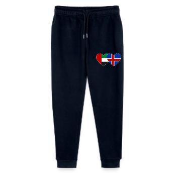 Vereinigte Arabische Emirate Island Flagge Herz - Stanley/Stella Teenager Bio Jogginghose Mini Mover  - Navy - Vorne