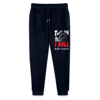Voici comment je roule les montagnes russes - Pantalon de jogging bio Mini Mover Stanley/Stella Ado  - marine - Devant
