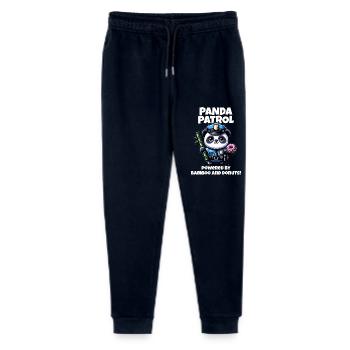 Panda policeman - Stanley/Stella Mini Mover Teen Organic Jogging Trousers  - navy - Front