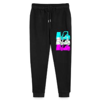 Forklift driver - Stanley/Stella Mini Mover Teen Organic Jogging Trousers  - black - Front