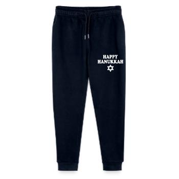 HAPPY HANUKKAH - Stanley/Stella Teenager Bio Jogginghose Mini Mover  - Navy - Vorne