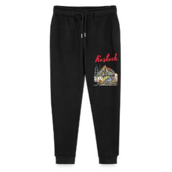 Rostock City, Germany, Graffiti, Street art, cool - Stanley/Stella Mini Mover Teen Organic Jogging Trousers  - black - Front