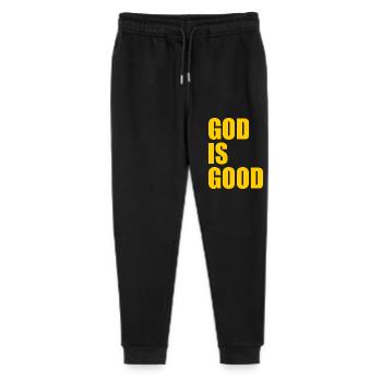 God is good - Pantalon de jogging bio Mini Mover Stanley/Stella Ado  - noir - Devant