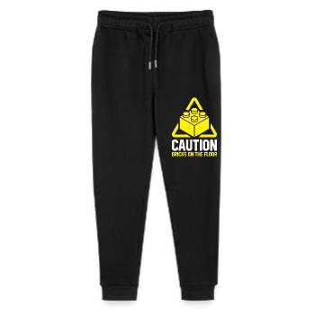 Brick Builder Brick Building Master Builder - Stanley/Stella Mini Mover Teen Organic Jogging Trousers  - black - Front