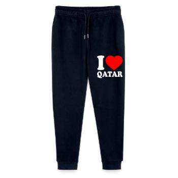 I love qatar - Pantalon de jogging bio Mini Mover Stanley/Stella Ado  - marine - Devant