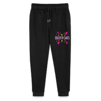Queen of Chaos - Stanley/Stella Mini Mover Teen Organic Jogging Trousers  - black - Front