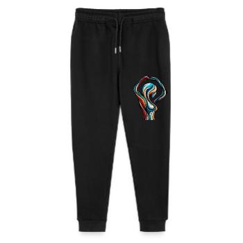 Colorful woman - Stanley/Stella Mini Mover Teen Organic Jogging Trousers  - black - Front