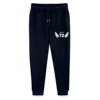 Nummer 72 Engel - Flügel zum 72. Geburtstag - Stanley/Stella Teenager Bio Jogginghose Mini Mover  - Navy - Vorne