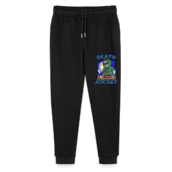 Death Jockey DJ Funny Spooky Skull Skeleton Humor - Stanley/Stella Mini Mover Teen Organic Jogging Trousers  - black - Front