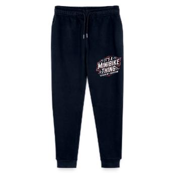 Nur für echte Minibike Fans - Stanley/Stella Teenager Bio Jogginghose Mini Mover  - Navy - Vorne