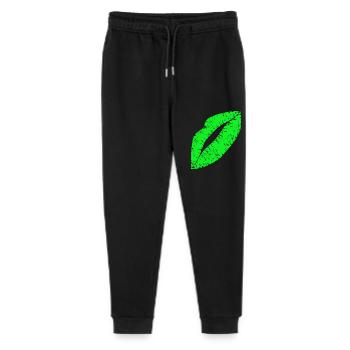 Lips - lips - Stanley/Stella Mini Mover Teen Organic Jogging Trousers  - black - Front