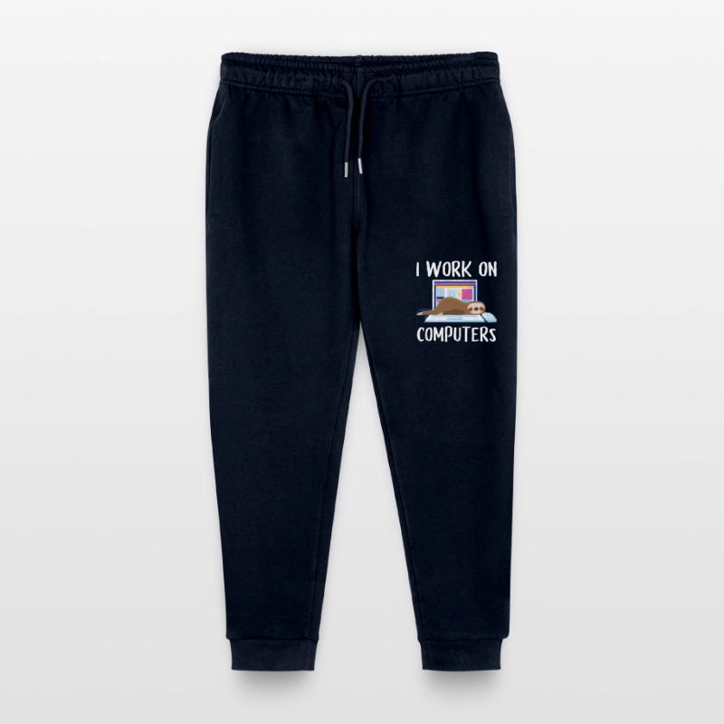 I work on computers Computer Programer Geschen Stanley/Stella Mini Mover Teen Organic Jogging Trousers 