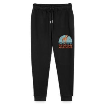 Malinois Belgian Shepherd Dog Gift - Stanley/Stella Mini Mover Teen Organic Jogging Trousers  - black - Front