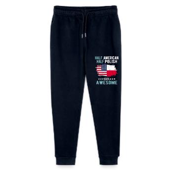 Halb Amerikaner Halb Singapurer - Stanley/Stella Teenager Bio Jogginghose Mini Mover  - Navy - Vorne