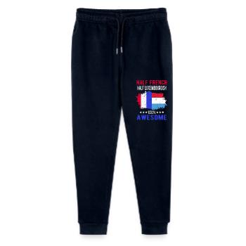 Halb Franzose Halb Luxemburger - Stanley/Stella Teenager Bio Jogginghose Mini Mover  - Navy - Vorne