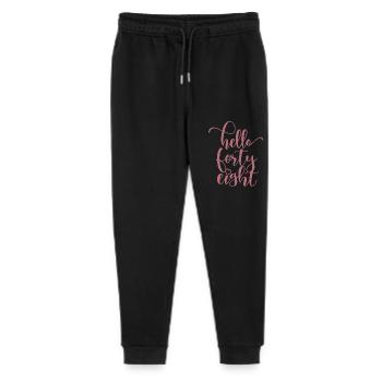Bonjour Quarante Huit Mignon 48 ans Anniversaire - Pantalon de jogging bio Mini Mover Stanley/Stella Ado  - noir - Devant