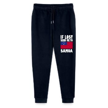 Drapeau des Samoa - Pantalon de jogging bio Mini Mover Stanley/Stella Ado  - marine - Devant