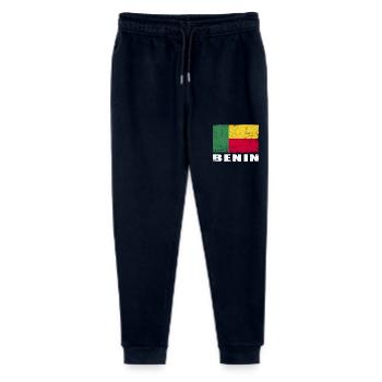 Benin Flag Grunge Benin Flag - Stanley/Stella Mini Mover Teen Organic Jogging Trousers  - navy - Front