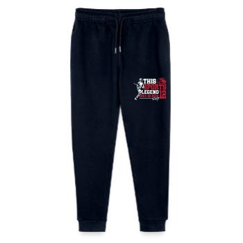 This sports legend is now 12, lacrosse game - Stanley/Stella Mini Mover Teen Organic Jogging Trousers  - navy - Front