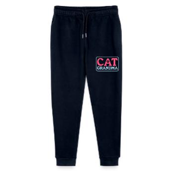 Cats Grandma Cat Mama Cat Owner Gift - Stanley/Stella Mini Mover Teen Organic Jogging Trousers  - navy - Front