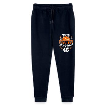 This sports legend is now 46, basketball game - Stanley/Stella Mini Mover Teen Organic Jogging Trousers  - navy - Front