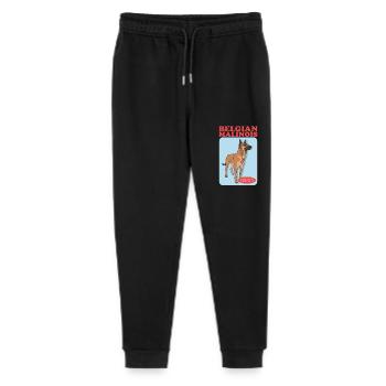 Belgian Shepherd Malinois Dog Gift - Stanley/Stella Mini Mover Teen Organic Jogging Trousers  - black - Front