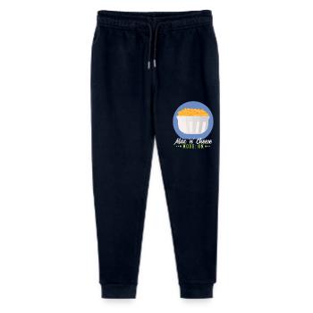 Makkaroni und Käse | Mac and Cheese Geschenk - Stanley/Stella Teenager Bio Jogginghose Mini Mover  - Navy - Vorne