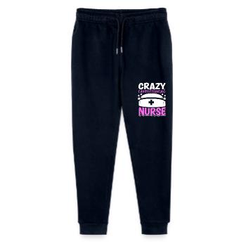 Crazy caregiver in prison - Stanley/Stella Mini Mover Teen Organic Jogging Trousers  - navy - Front