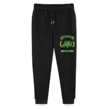Echte helden fahren gelbe felgen - Stanley/Stella Teenager Bio Jogginghose Mini Mover  - Schwarz - Vorne