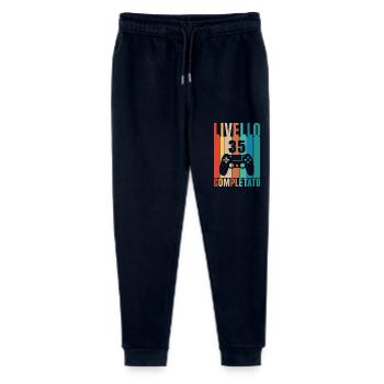 Level 35 - Stanley/Stella Mini Mover Teen Organic Jogging Trousers  - navy - Front