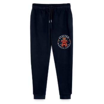Kaffee und Bordeauxdogge - Stanley/Stella Teenager Bio Jogginghose Mini Mover  - Navy - Vorne