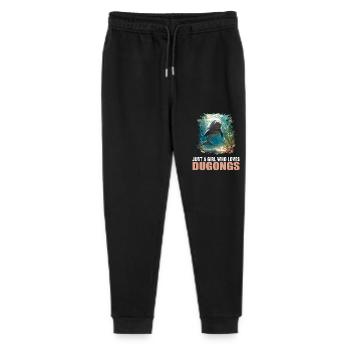 Manatee Dugongs Dugong - Stanley/Stella Mini Mover Teen Organic Jogging Trousers  - black - Front